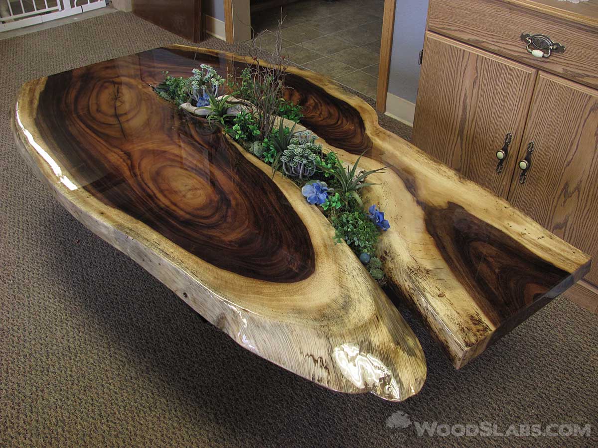 Artistic and Modern LiveEdge Wood Slab Tables